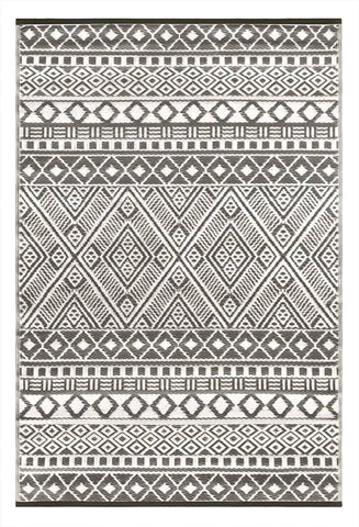 Image of Relic Grey & White Indoor-Outdoor Reversible Rug cvsonia 