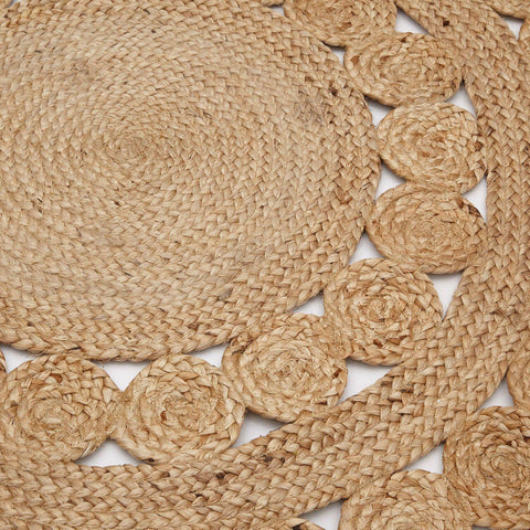 Image of Excel Handmade Round Jute Rug , Natural cvsonia 