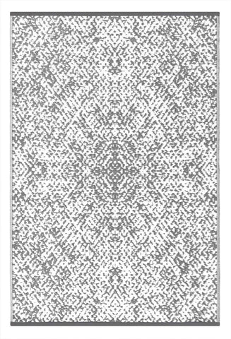 Image of Rio Grey & White Indoor-Outdoor Reversible Rug cvsonia 