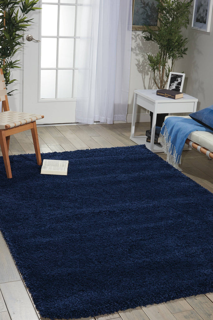 Nourison Dark Blue Area Rug RUGSANDROOMS 