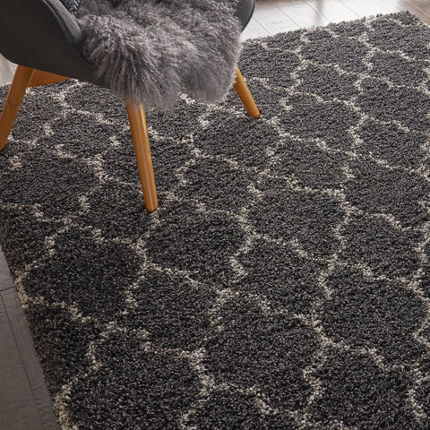 Image of Silverford Charcoal Area Rug RUGSANDROOMS 
