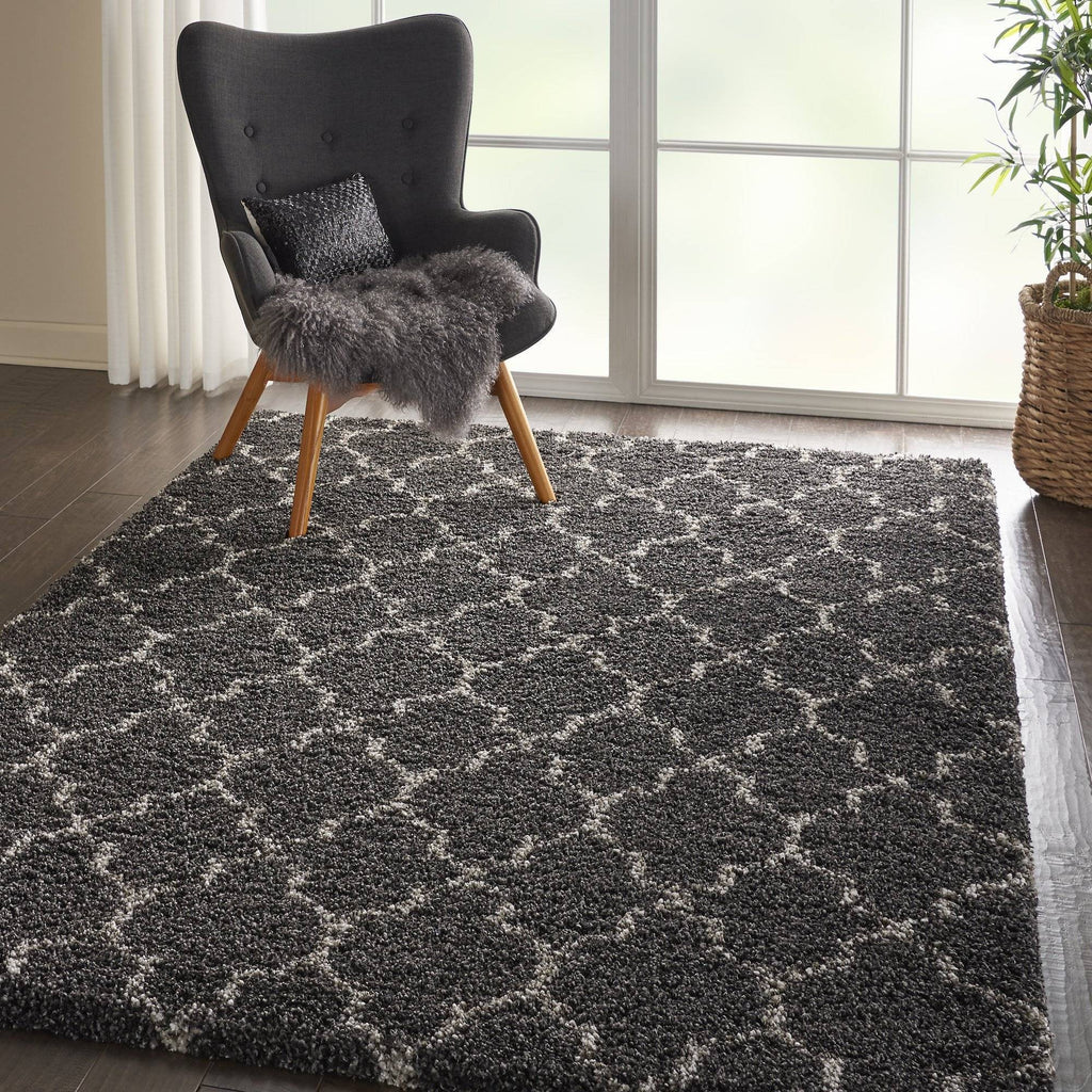 Silverford Charcoal Area Rug RUGSANDROOMS 