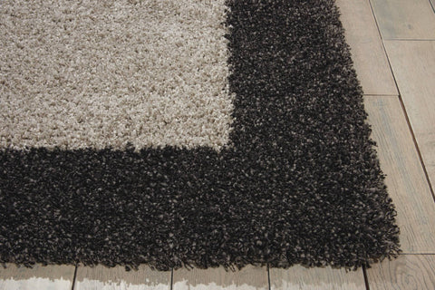Image of Nourison Silver/Charcoal Area Rug RUGSANDROOMS 