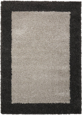 Image of Nourison Silver/Charcoal Area Rug RUGSANDROOMS 