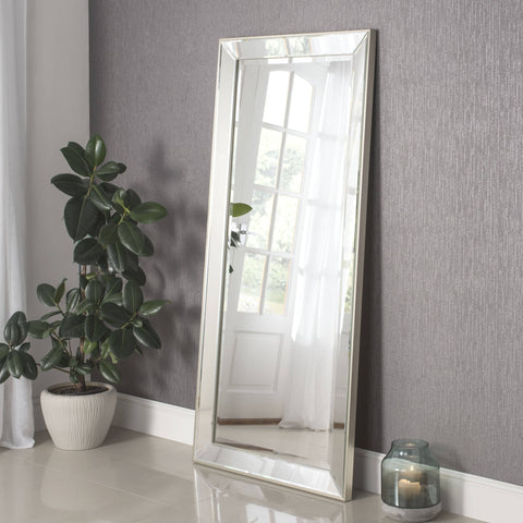 Image of Rectangle Silver Mirror RUGSANDROOMS 