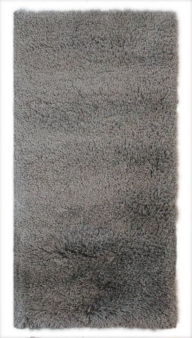 Bianca Silver Shaggy Area Rug RUGSANDROOMS 