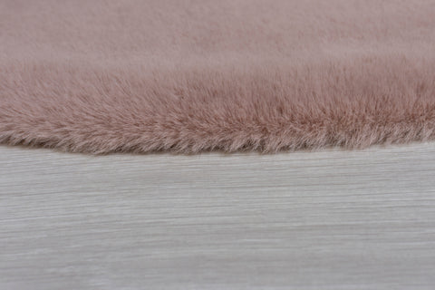 Image of Pink Heart Shaggy Area Rug