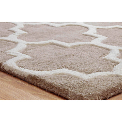 Image of Moroccan Beige Area Rug RUGSANDROOMS 