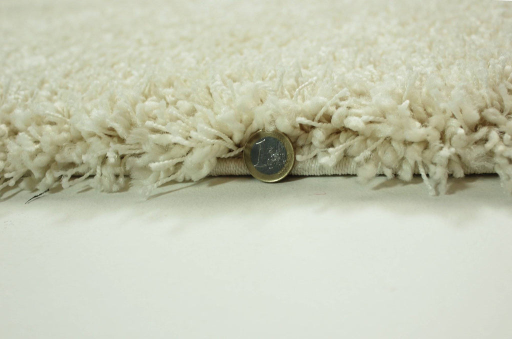 Axel Ivory Shaggy Rug RUGSANDROOMS 
