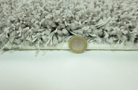 Image of Axel Silver Shaggy Rug RUGSANDROOMS 