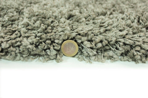 Image of Axel Taupe Shaggy Rug RUGSANDROOMS 