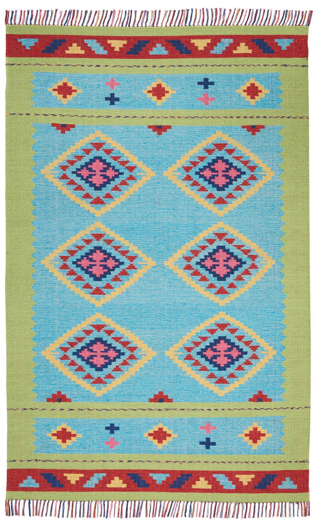 Baja Blue/Green Area Rug RUGSANDROOMS 