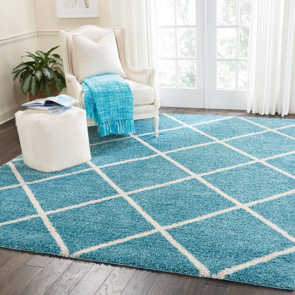 Brisbane Blue Area Rug RUGSANDROOMS 