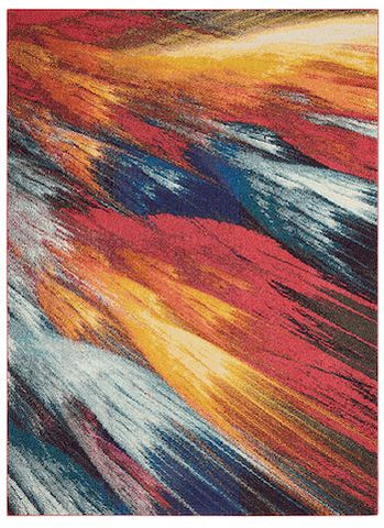 Nourison Burst Area Rug RUGSANDROOMS 