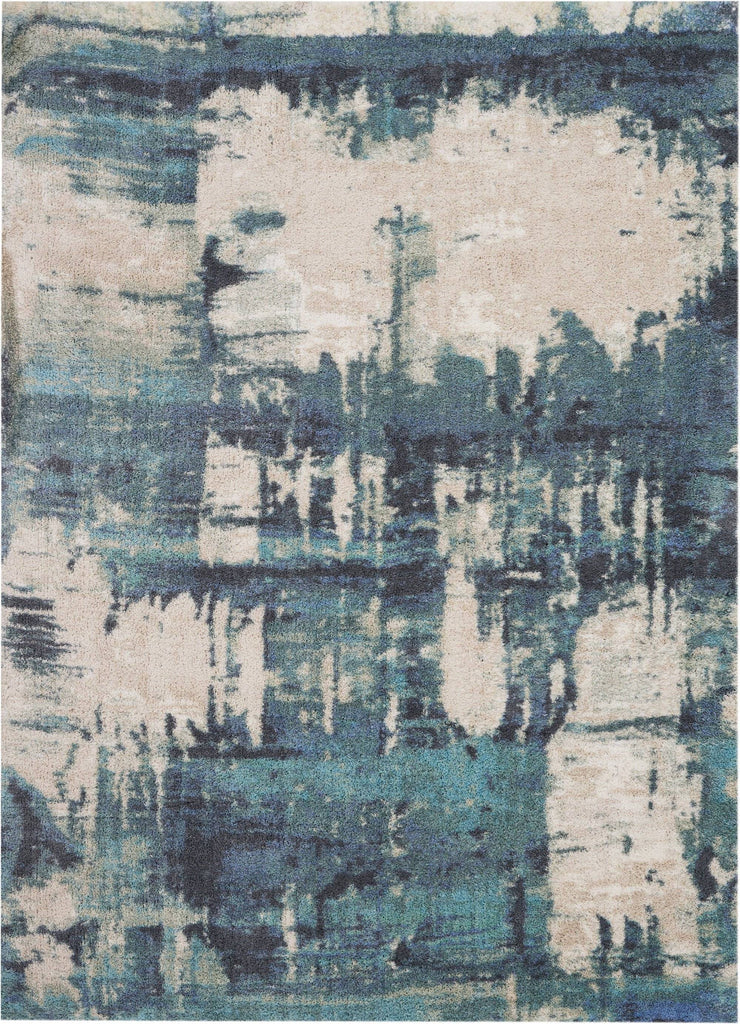 Corsica Shag Blue Area Rug RUGSANDROOMS 