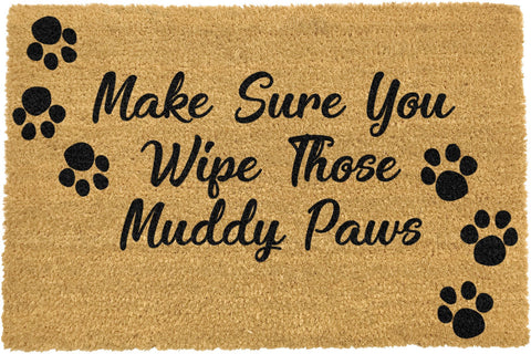 Country Home Wipe Your Paws Extra Large Doormat