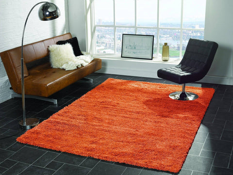 Norma Soft Orange Area Rug RUGSANDROOMS 