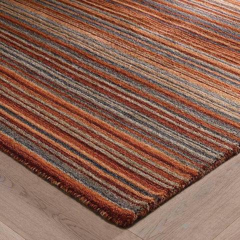 Image of Carter Lane Rust Area Rug RUGSANDROOMS 