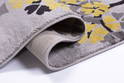 Image of Terra Grey/Ochre Area Rug RUGSANDROOMS 