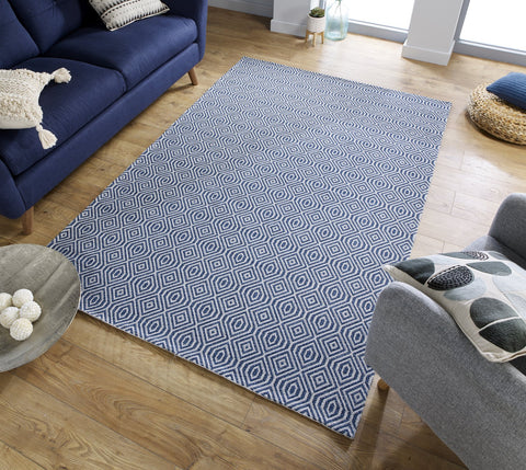 Tobias Blue Area Rug