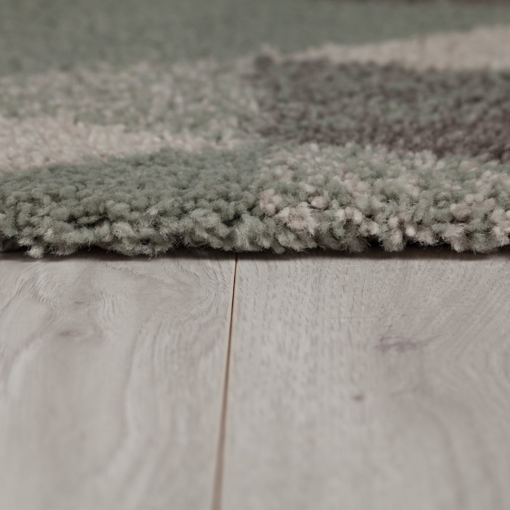 Sophie Mint, Cream & Grey Area Rug RUGSANDROOMS 