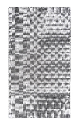 Image of Solitaire Grey Indoor/ Outdoor Reversible Polyester Recycled Fibre Rug RUGSANDROOMS 