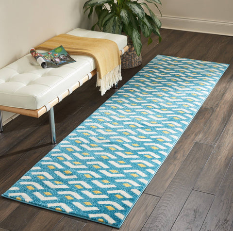 Image of Barclay Butera Harper Blue 300 Area Rug RUGSANDROOMS 