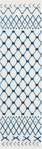 Image of Barclay Butera Kamala White/Blue Area Rug RUGSANDROOMS 