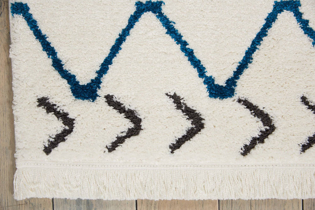 Barclay Butera Kamala White/Blue Area Rug RUGSANDROOMS 