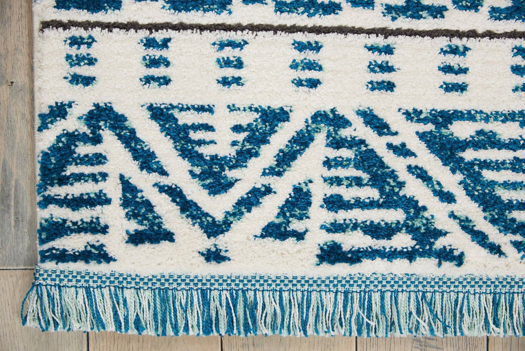 Barclay Butera Kamala Ivory/Blue Area Rug RUGSANDROOMS 