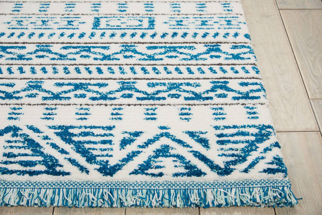 Barclay Butera Kamala Ivory/Blue Area Rug RUGSANDROOMS 