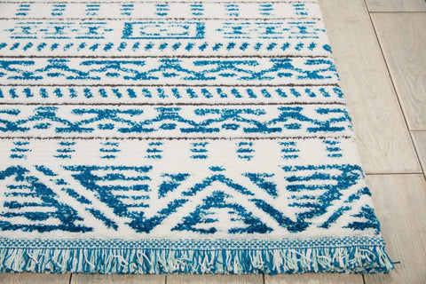 Image of Barclay Butera Kamala Ivory/Blue Area Rug RUGSANDROOMS 