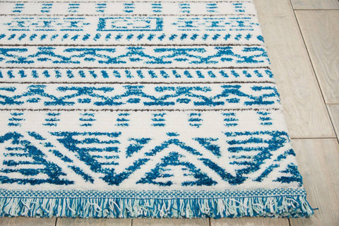 Image of Barclay Butera Kamala Ivory/Blue Area Rug RUGSANDROOMS 