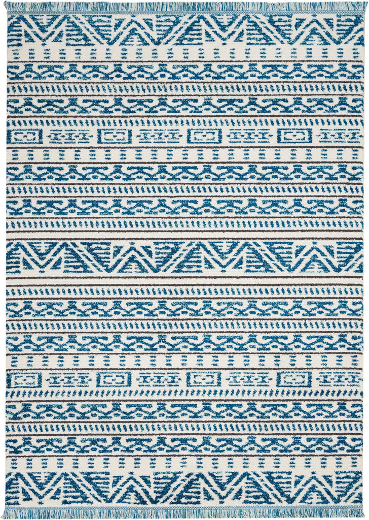 Barclay Butera Kamala Ivory/Blue Area Rug RUGSANDROOMS 
