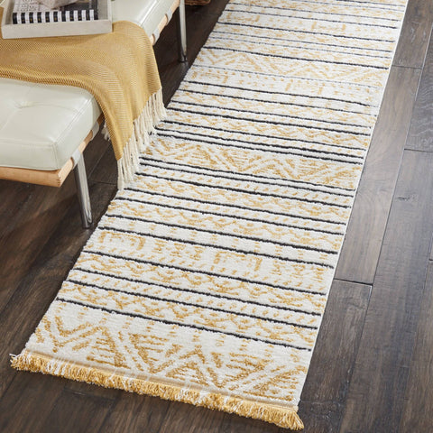 Image of Barclay Butera Kamala Yellow Area Rug RUGSANDROOMS 