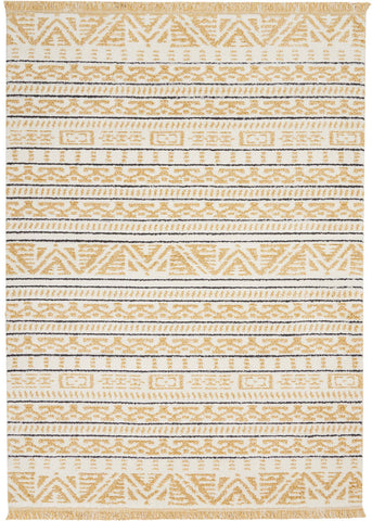 Image of Barclay Butera Kamala Yellow Area Rug RUGSANDROOMS 