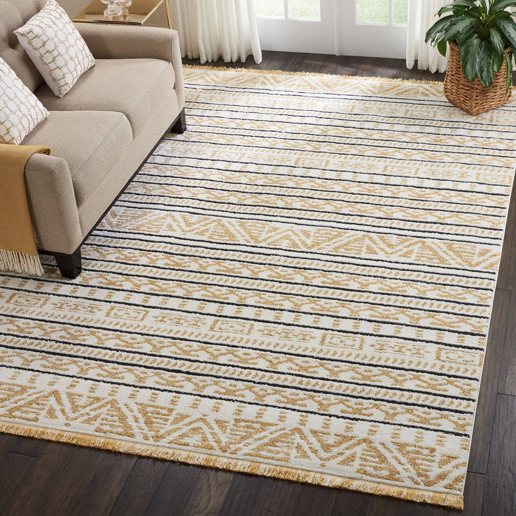 Barclay Butera Kamala Yellow Area Rug RUGSANDROOMS 