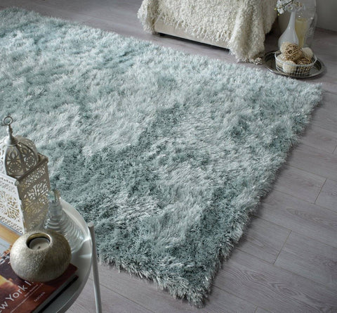 Image of Roselle Duck Egg Area Rug RUGSANDROOMS 