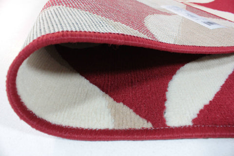 Image of Yuri Red Area Rug RUGSANDROOMS 