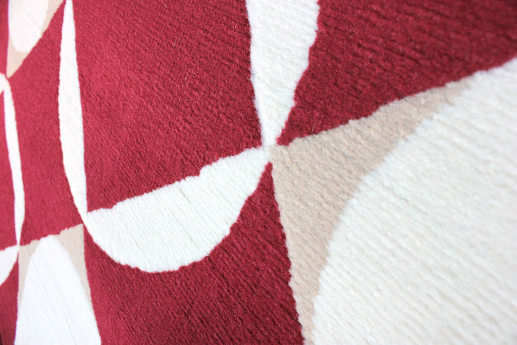 Yuri Red Area Rug RUGSANDROOMS 