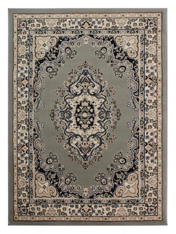 Yuri Grey Area Rug RUGSANDROOMS 