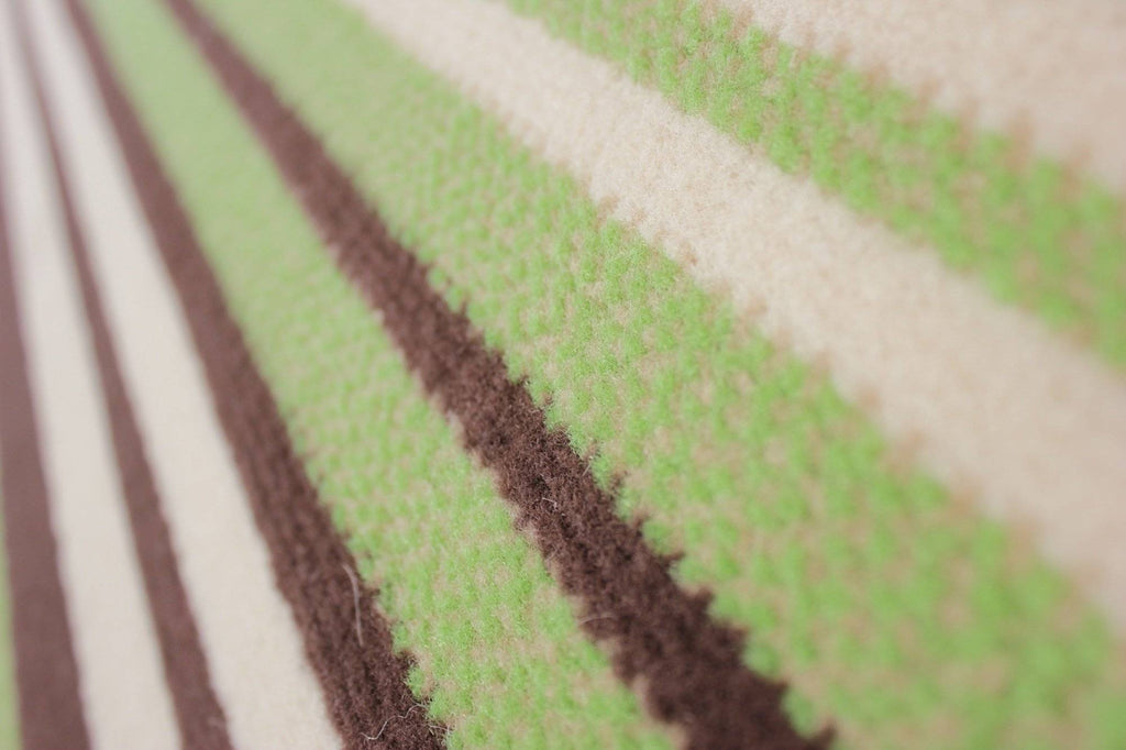 Yuri Green/Brown Area Rug RUGSANDROOMS 