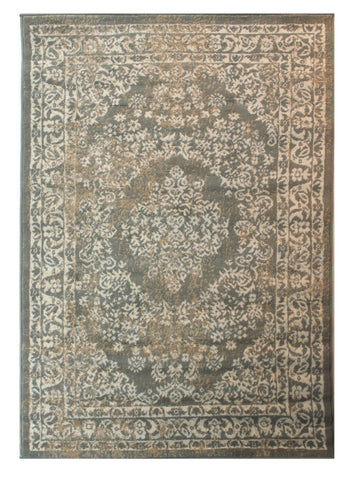 Dahab Grey Area Rug RUGSANDROOMS 