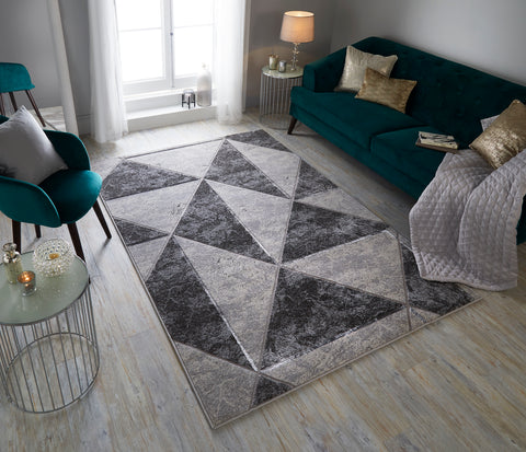 Image of Emily Silver Area Rug