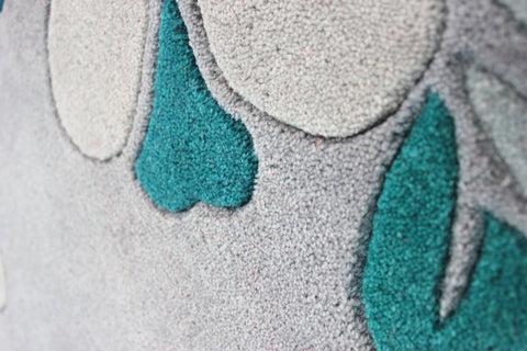 Image of Karina Teal Area Rug RUGSANDROOMS 