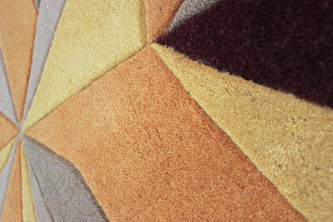 Image of Wera Ochre Area Rug RUGSANDROOMS 