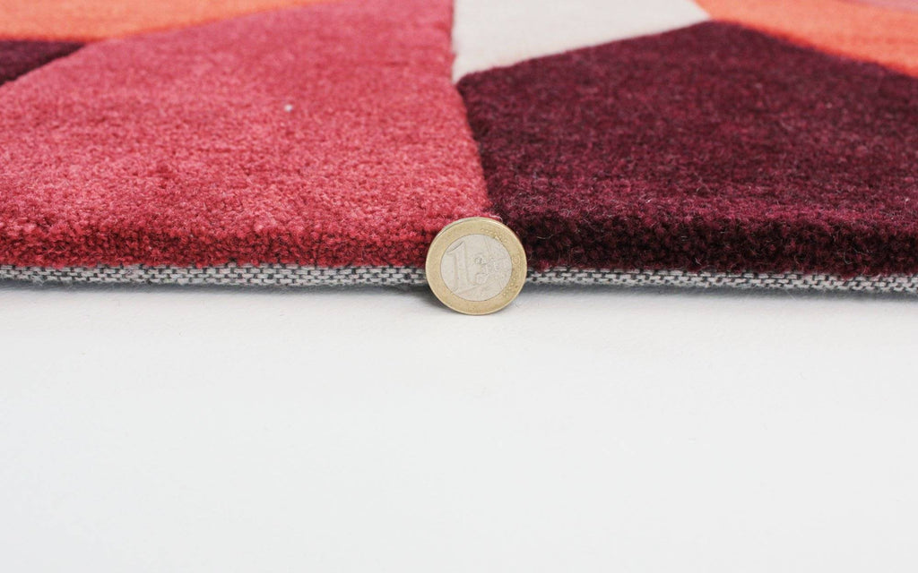 Wera Orange Area Rug RUGSANDROOMS 