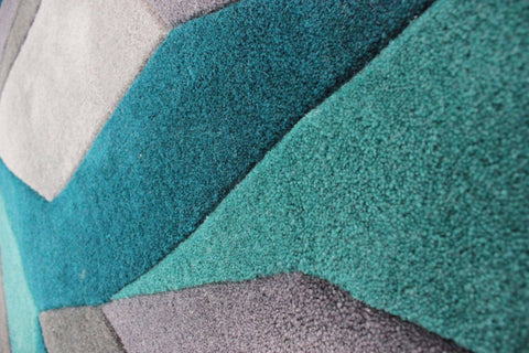 Image of Wera Teal Area Rug RUGSANDROOMS 