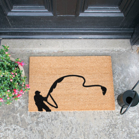 Fishing Doormat RUGSANDROOMS 