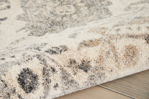 Image of Belle Cream/Grey Area Rug RUGSANDROOMS 